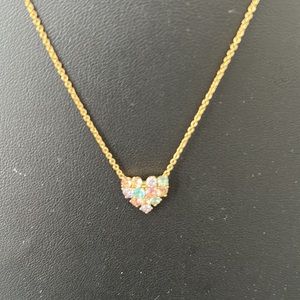 Eliot Danori NWOT Heart Shape Cubic Zirconia Necklace